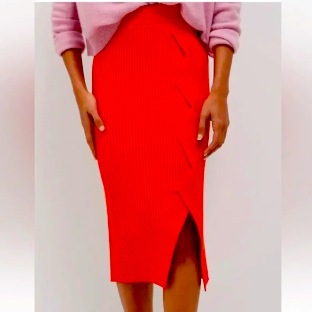 Maeve by Anthropologie pull on sweater knit midi skirt